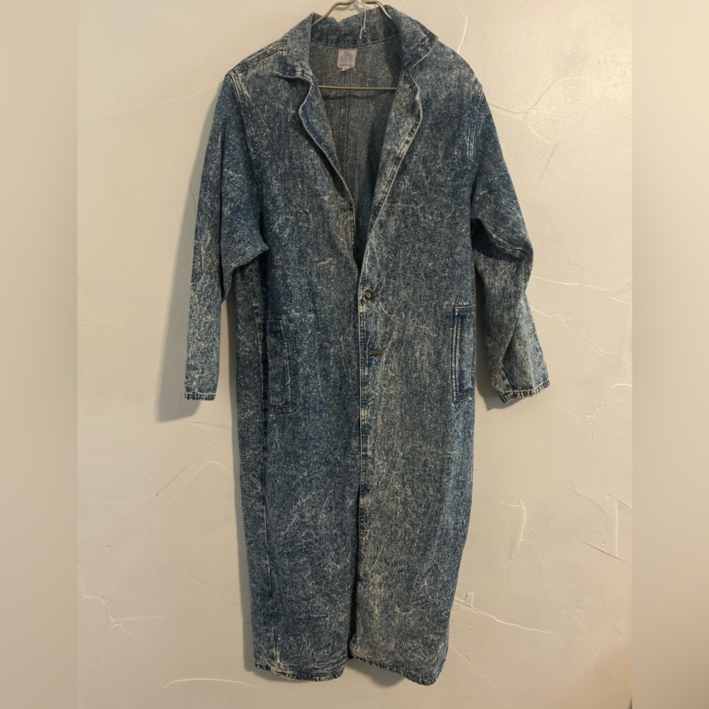Vintage 1980’s Design USA acid wash duster